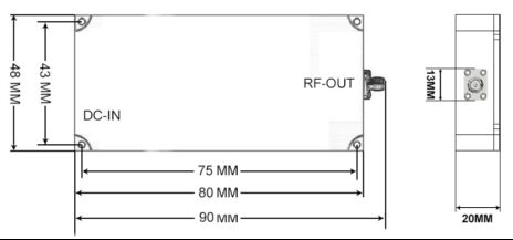5W 900MHz 2.4ghz drone  jammer signal blocker RF module with LDMOS solution to safety alarm