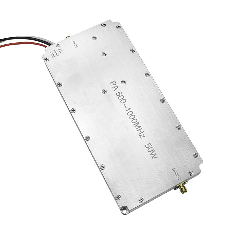 Customized ultra wide band high power 100W 500-1000mhz RF wireless power amplifer module