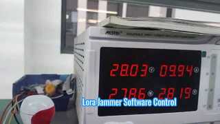 Sterowany programowo moduł zakłócający sygnał drona Lora